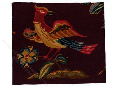 (image for) Miniature Brown Bird Rug/Tapestry for Dollhouses