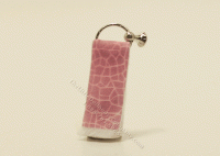 (image for) Miniature Towels with Ring, Pink and White