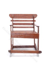 (image for) Miniature Outdoor Garden Rocking Chair for Dollhouses