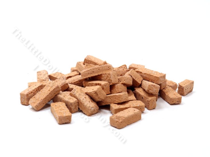 (image for) Miniature 100 pcs Bricks for Dollhouses - Sedona