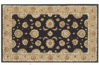 (image for) Miniature Medium Scale Black and Gold Aubusson Rug