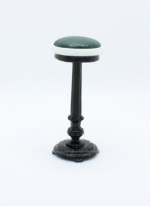 (image for) Blackwith White Trim Bar Stool for Dollhouses