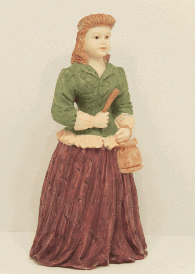 (image for) 1/12 Scale Sarah Resin Doll for Dollhouses