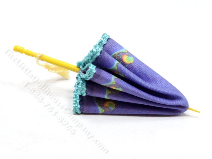 (image for) Miniature Parasol for Dollhouses - Purple