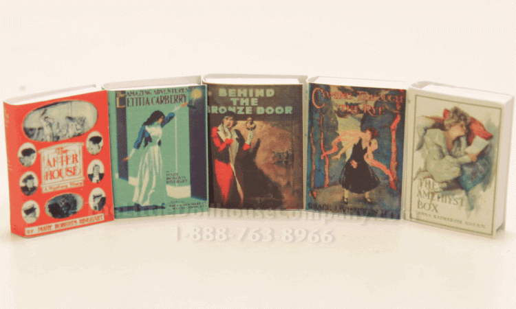 (image for) Miniature Victorian Mystery Book Set #1