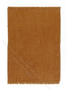 (image for) Miniature Brown Diamond Rug for Dollhouses