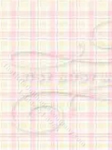 (image for) Pink Spring Plaid Pattern Miniature Wallpaper for Dollhouses