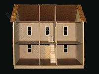 (image for) The Little Dollhouse Company Oakwood Assembled Dollhouse