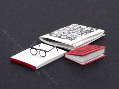 (image for) Miniature Desk Accessory Set for Dollhouses