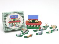 (image for) Miniature Paper Noah's Ark Toy in a Box