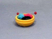 (image for) Miniature Knitting Bowl for Dollhouses