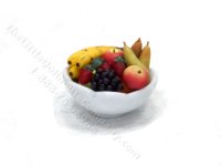 (image for) Miniature Fruit bowl by Charlotte Willmott for Dollhouses