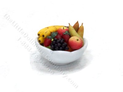 (image for) Miniature Fruit bowl by Charlotte Willmott for Dollhouses