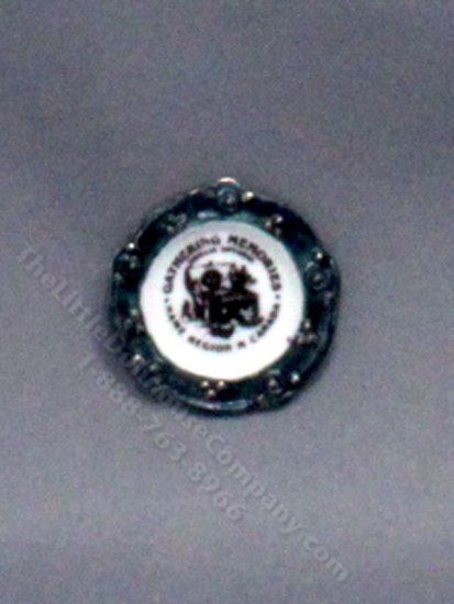 (image for) Miniature NAME Commemorative Plate for Dollhouses