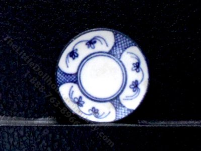 (image for) Vintage Handmade Miniature Clay Plate by J Clark