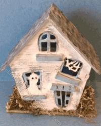 (image for) Miniature 1/144th Scale Crooked Halloween House