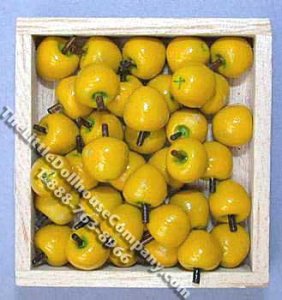 (image for) Miniature Yellow Apple for Dollhouses (1 per pack)