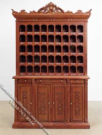 (image for) Dollhouse Scale Model New Walnut Mail Sorter