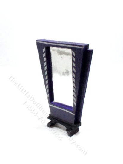 (image for) Miniature 1920s Art Deco Standing Mirror for Dollhouses