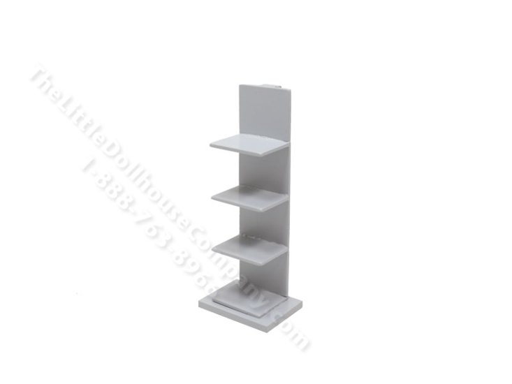 (image for) Miniature Medium Book Tower Shelf in Gray by PRD Miniatures