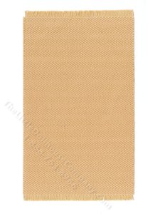 (image for) Miniature Gold Textured Chevron Rug for Dollhouses