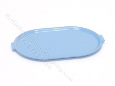 (image for) Miniature Blue Oval Tray
