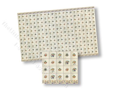 (image for) Dollhouse Scale Model Delft Wall Tiles