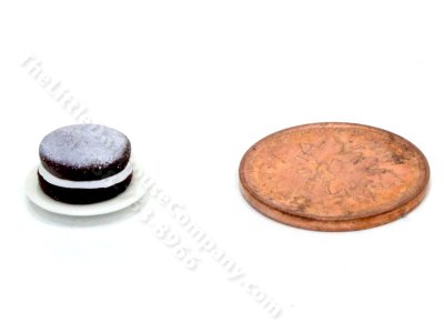 (image for) 1/2 Scale Miniature Chocolate Cake by Charlotte Willmott