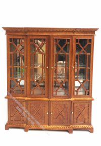 (image for) Miniature Late Georgian Bookcase for Dollhouses - Walnut