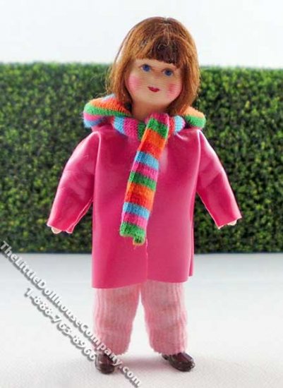 (image for) Nele Flexible Girl Doll by Erna Meyer for Dollhouses