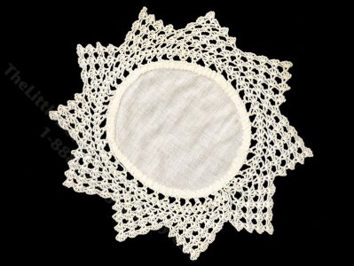 (image for) Miniature Handmade Round Starburst Table Cloth for Dollhouses