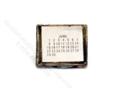 (image for) Miniature Desk Calendar for Dollhouses