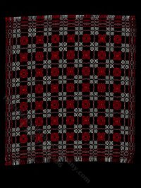(image for) Miniature Woven Checked Rug for Dollhouses