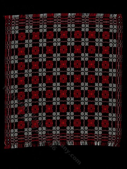 (image for) Miniature Woven Checked Rug for Dollhouses
