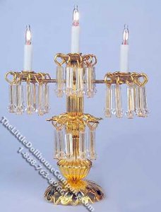 (image for) Dollhouse Scale Model 12v Victoria Candelabra