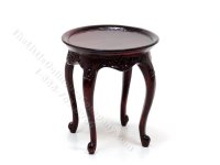 Vintage Miniature Mahogany Side Table for Dollhouses (image for) Vintage Miniature Mahogany Side Table for Dollhouses