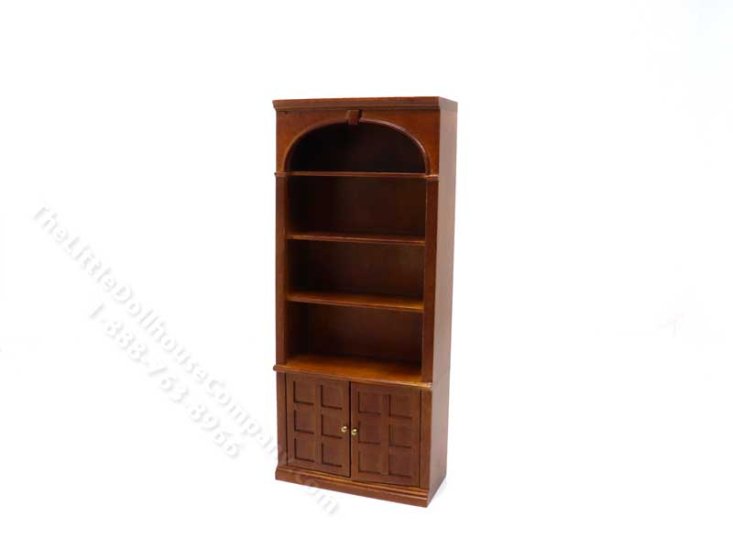 (image for) Miniature Open Walnut Bookcase