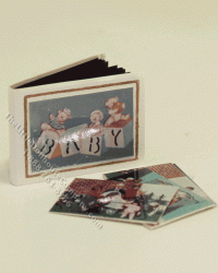(image for) Miniature Baby Photo Album with Pictures