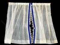 (image for) Miniature White Sheers with Rod for Dollhouses