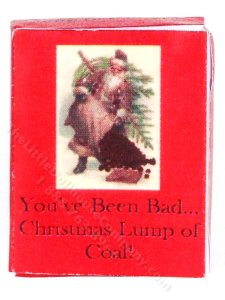 (image for) Miniature Christmas Lump of Coal for Dollhouses