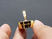 (image for) Miniature LED Light with Wand for Dollhouses (1 Piece) - Gold