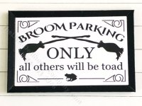 (image for) Miniature Framed 'Broom Parking Only' Print