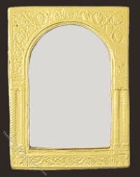 (image for) Dollhouse Scale Model Ornate Mirror
