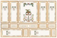 (image for) Dollhouse Scale Model Wallpaper Gold