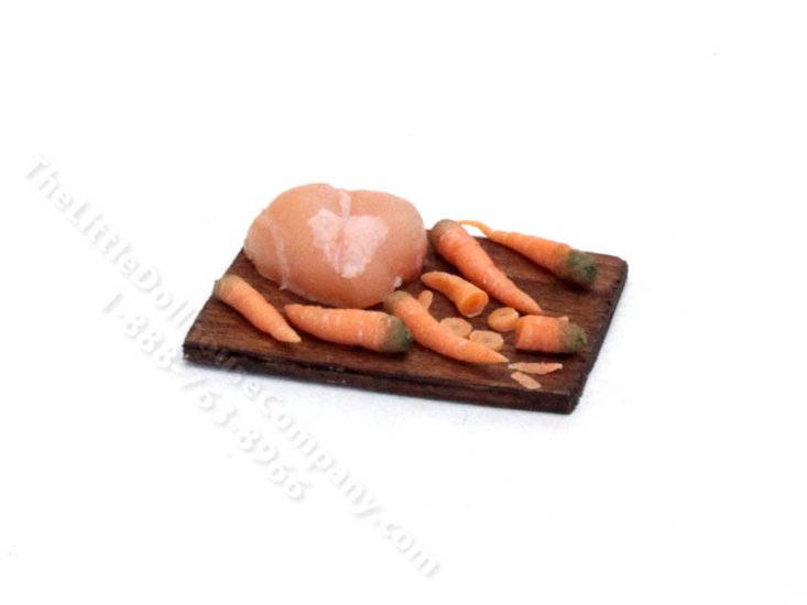 (image for) Miniature Chicken Cutting Board for Dollhouses
