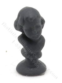 (image for) Dollhouse Miniature Black Cherub Bust