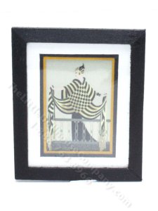 (image for) Miniature Framed Print Woman on the Balcony