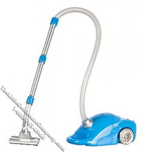 (image for) Miniature Metal Canister Vacuum Cleaner for Dollhouses