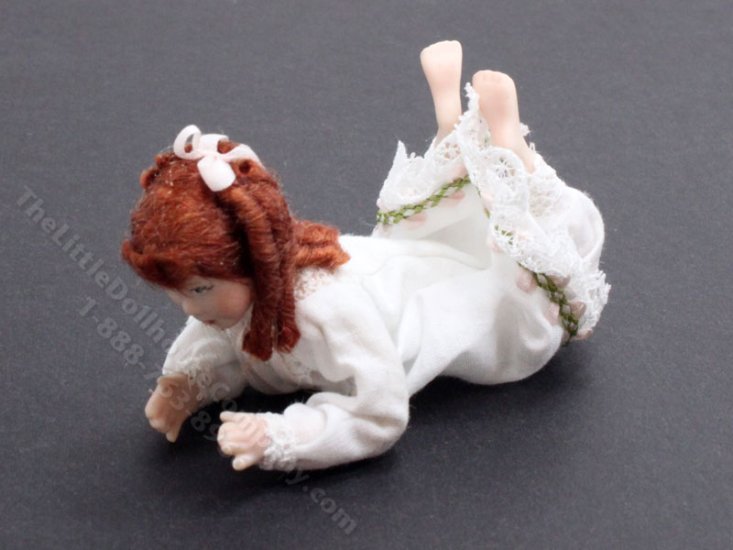 (image for) Red Haired Teen Girl Lying on Tummy