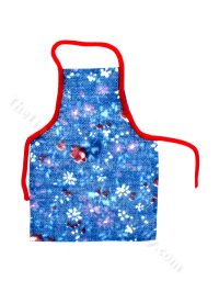 (image for) Miniature Floral Apron for Dollhouses